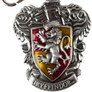 Harry Potter Gryffindor Crest Pewter Key Chain Officially Licensed Hogwarts